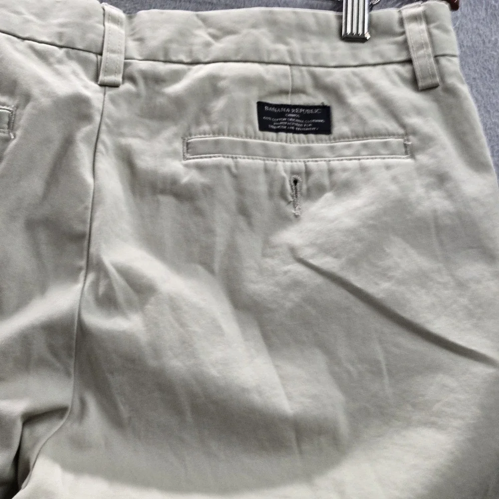Banana Republic Men Pants 34X30 Beige‎ Chino Twill Dawson Button 28.5